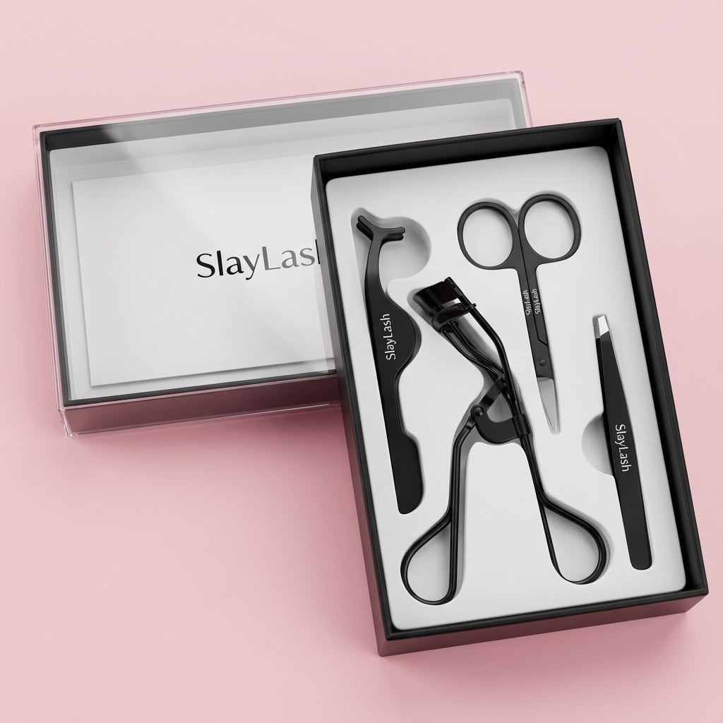 Tool Kit – Applikator, Pinzette, Schere & Wimpernzange